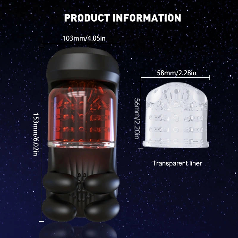 XG10: Rotating Biting Eichel-Trainer – Rotierender & Stimulierender Penis-Vibrator