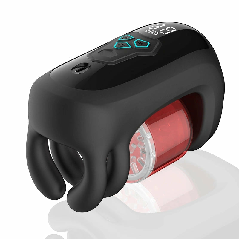 XG10: Rotating Biting Eichel-Trainer – Rotierender & Stimulierender Penis-Vibrator