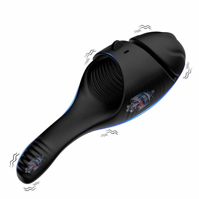 XG2 - Dual-Motor Eichel-Trainer mit Stimulations-Schweif – Premium Penis-Vibrator