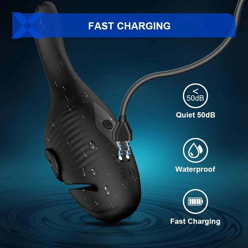 XG2 - Dual-Motor Eichel-Trainer mit Stimulations-Schweif – Premium Penis-Vibrator