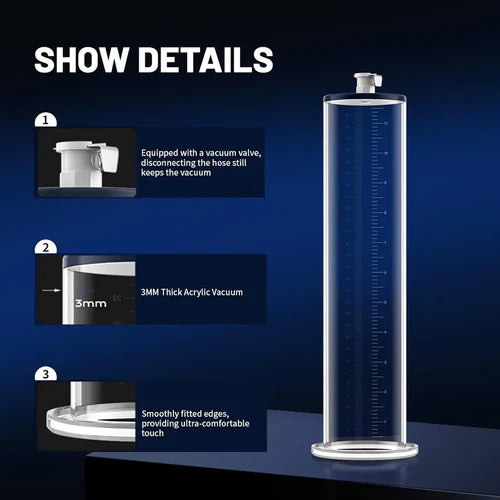 Promax - Premium Profi-Penispumpe mit Squeeze-Lever & analogem Manometer