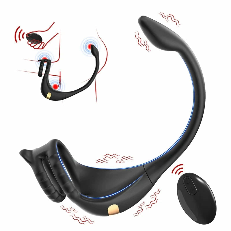 PM2 - 3-in-1 Smart Prostata-Massager mit Dual-Motor, Cockring & App-Steuerung