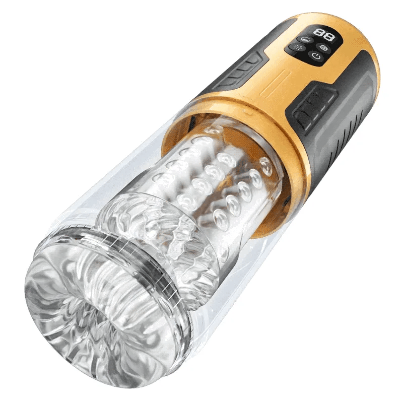 XR15 - Automatischer Masturbator mit 5-in-1 Funktion - Stoßen, Rotation & Turbo-Burst