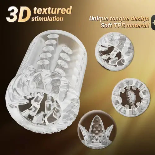 XR15 - Automatischer Masturbator mit 5-in-1 Funktion - Stoßen, Rotation & Turbo-Burst