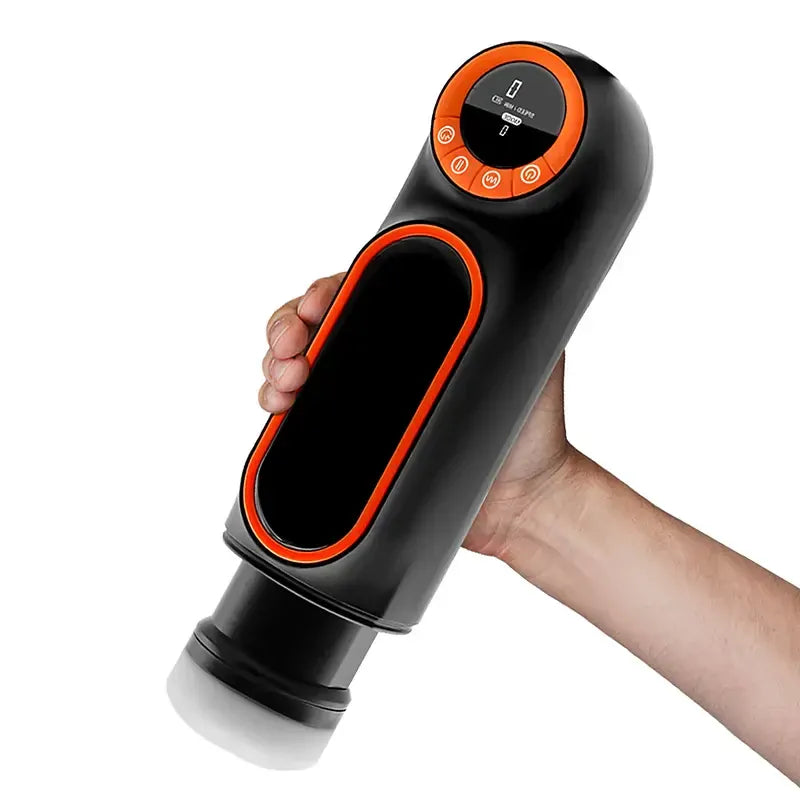 XT1 - Hands-Free Masturbator mit Power-Saugnapf - 3-in-1 Stoß-, Saug- & Vibrationsfunktion