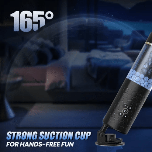 XR11 - Hands-Free Masturbator mit Saugnapf - 10 Stufen Stoß & Rotation