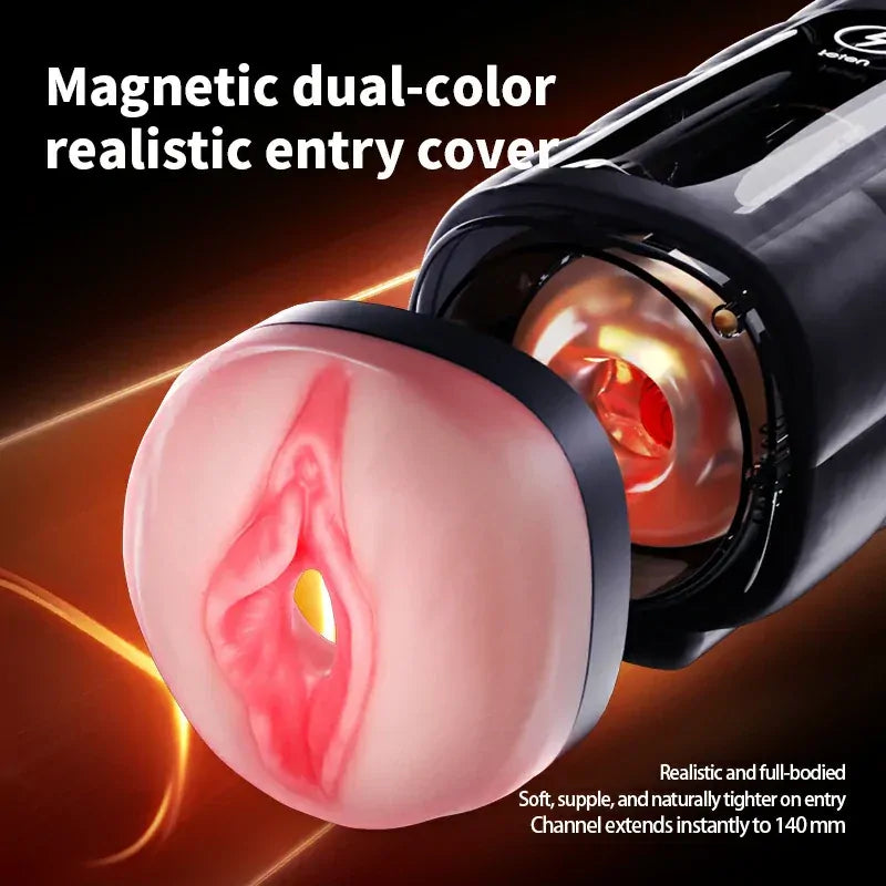 Leten Zero Gravity - Luxus Automatischer Masturbator mit 168-LED-Lichtheizung & Vibration