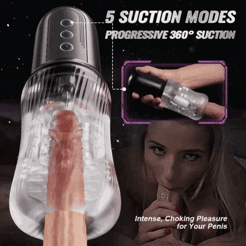 XS14 Pro - Masturbator mit Saugfunktion - Ergonomischer Griff & Dual-Motor