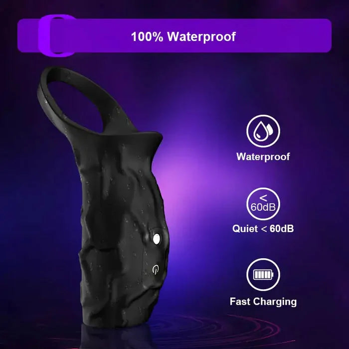 PR11 Pro - Vibrating Cockring mit Full-Length Support & Scrotal-Locking-System