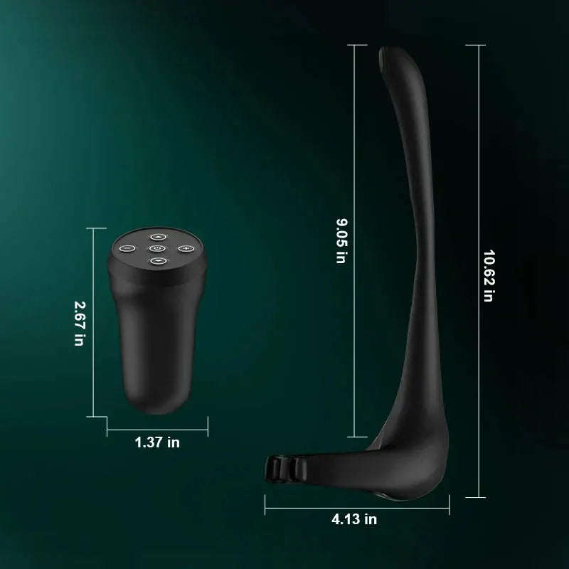 PR4 - 3-in-1 Remote Cockring mit Prostata-Massager & Adjustable Strap
