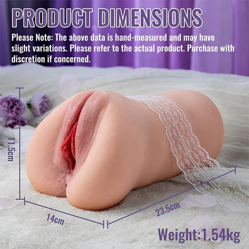 PU05 - Interaktive TPE-Taschenmuschi mit Vibration & Stoßfunktion (1,54 kg) – Automatische Vagina