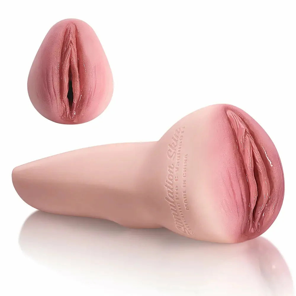 PU07 - Zierliche Vollsilikon-Taschenmuschi im Tight-Design (9,65 Zoll) – Enger Stroker