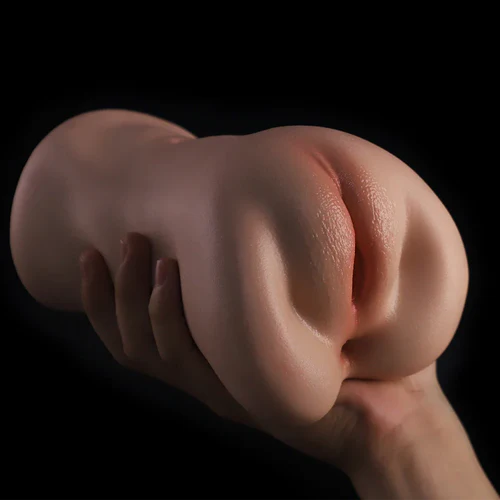 PUX06-Flesh - Meisterklasse Vollsilikon-Taschenmuschi mit lebensechter Textur (1,24 kg) – Elite Stroker