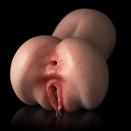 PUX07-Flesh - Ultra-Realistic Silikon-Taschenmuschi mit ausgeprägter Vulva (1,0 kg) – High-End Stroker
