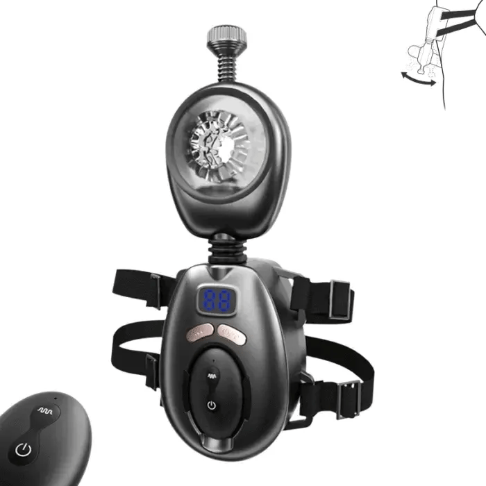 XT11 - Wearable Hands-Free Masturbator - Umschnallbarer Stroker mit Fernbedienung