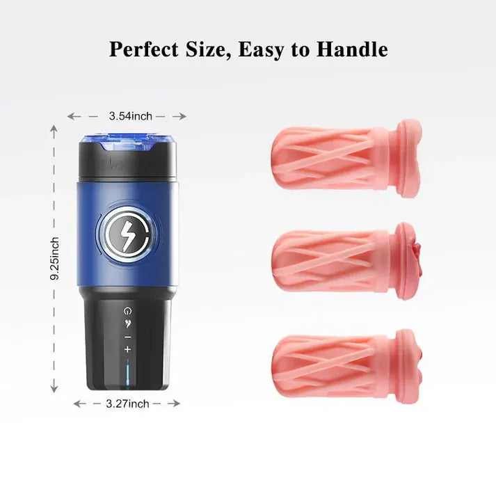 XT8 Max - Automatischer Masturbator mit App-Steuerung, 3 austauschbaren Sleeves & Infrarotheizung