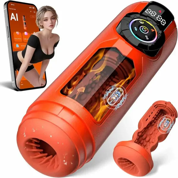 XT12 - 5-in-1 Automatischer Masturbator - App-Steuerung, Heizfunktion & Vakuum-Saugkraft