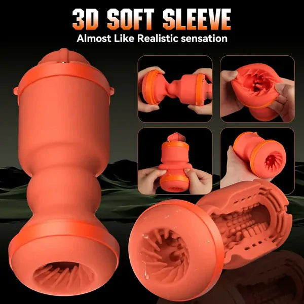 XT12 - 5-in-1 Automatischer Masturbator - App-Steuerung, Heizfunktion & Vakuum-Saugkraft