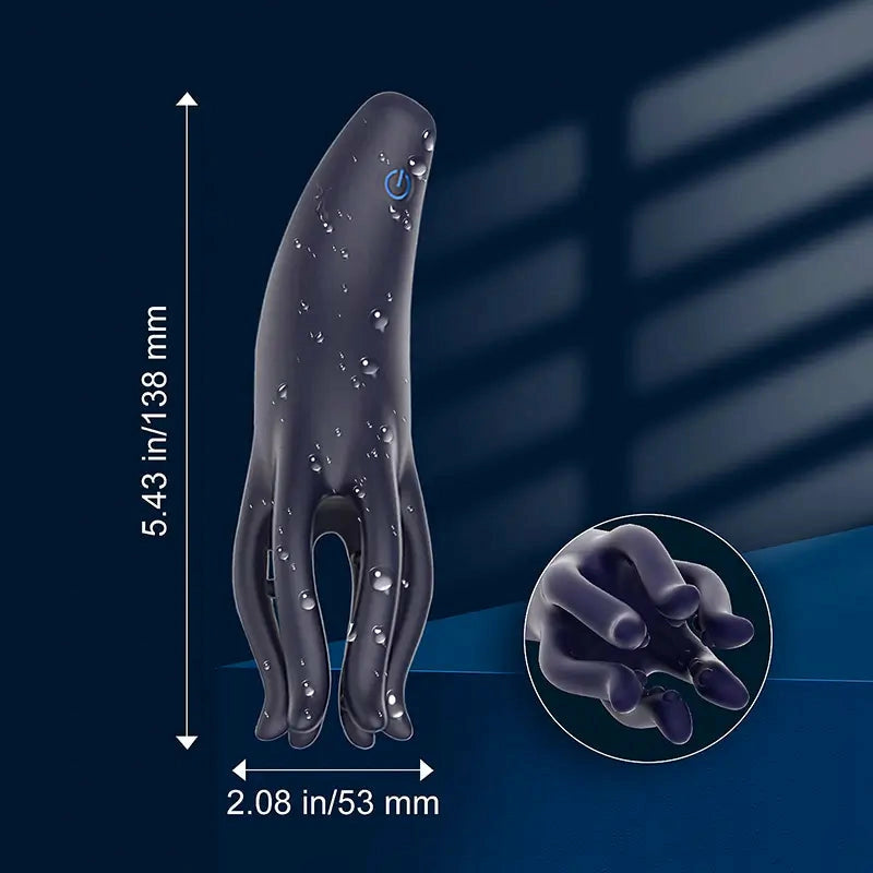 XG17 - Slim Octopus Eichel-Trainer mit 10 Geschwindigkeiten – Kompakter Penis-Vibrator