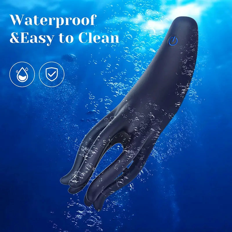 XG17 - Slim Octopus Eichel-Trainer mit 10 Geschwindigkeiten – Kompakter Penis-Vibrator
