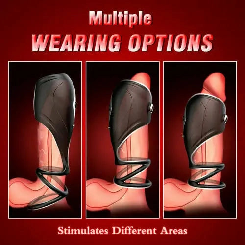 XG5 - Smart App-Controlled Eichel-Trainer mit verstellbarem Halteband – 3-in-1 Penis-Vibrator