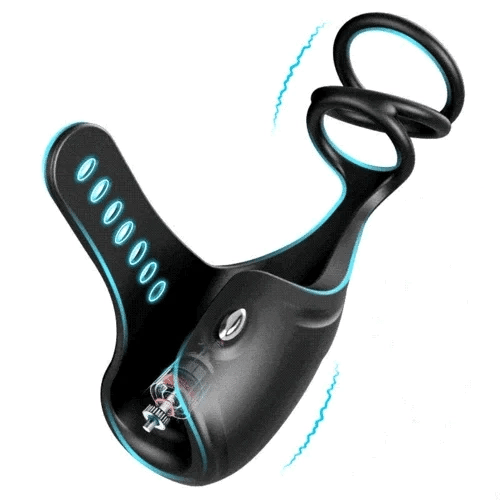 XG5 - Smart App-Controlled Eichel-Trainer mit verstellbarem Halteband – 3-in-1 Penis-Vibrator