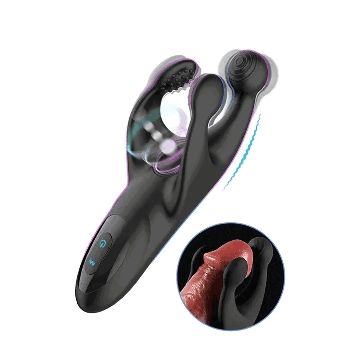 XG9 - Claw Patting Eichel-Trainer mit 3-Krallen-Massage – Intensiv Penis-Vibrator