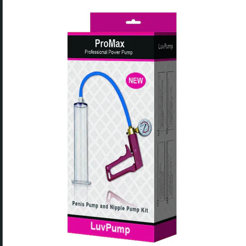 Promax - Premium Profi-Penispumpe mit Squeeze-Lever & analogem Manometer