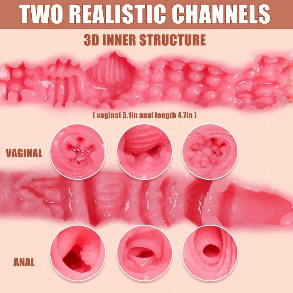 Emma - Premium Vollsilikon-Sextorso mit XXL-Gel-Brüsten (20,0 kg) – High-End-Klasse
