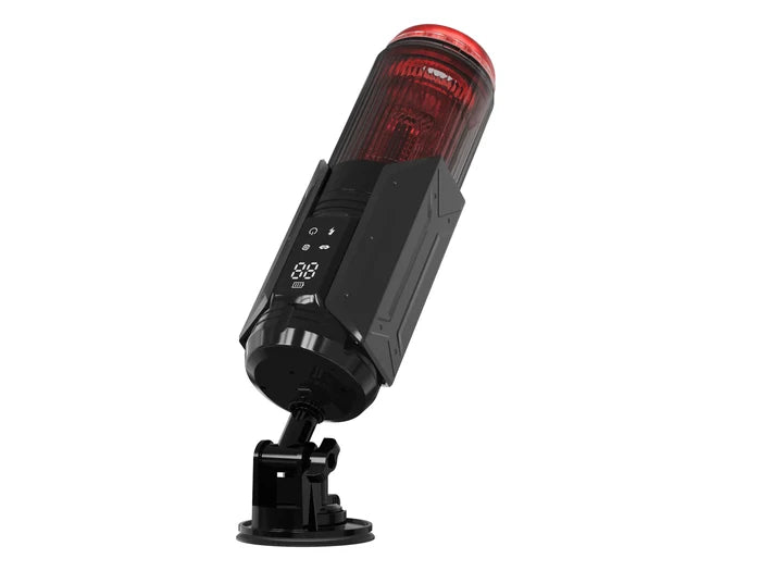 XT20-Pro - Wasserdichte App-Controlled Blowjob Maschine in Feurig-Rot - 4-in-1 Vollautomatischer High-End Stroker