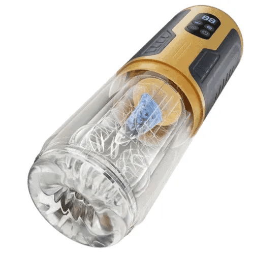 XR15 - Automatischer Masturbator mit 5-in-1 Funktion - Stoßen, Rotation & Turbo-Burst