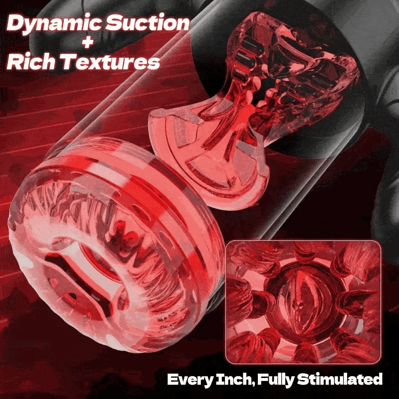 XS5 - Automatische Blowjob Maschine - 3-in-1 Smart-Stroker mit abnehmbarem Griff