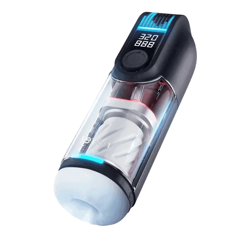 Leten Black Hole Pro - Automatischer Masturbator - Dual-Heizung & LED-Ausdauer-Tracker