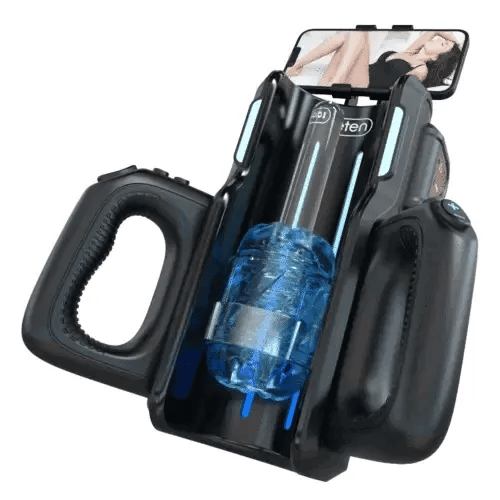 Leten Thrusting Pro - Automatischer Masturbator - 700 Stöße/Min. High-Speed-Terminal mit 2 Innensleeves