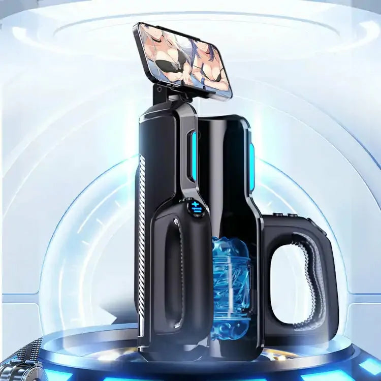 Leten Thrusting Pro - Automatischer Masturbator - 700 Stöße/Min. High-Speed-Terminal mit 2 Innensleeves