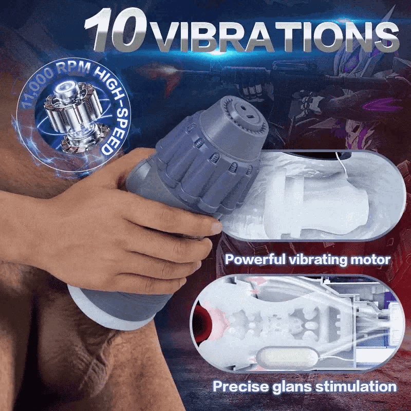 Leten TurboJet - Kompakter Masturbator mit Saugfunktion - 10 Vibrations- & Saugmodi