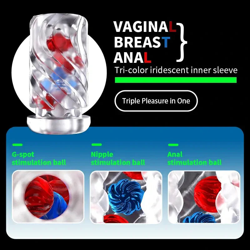 Leten Zero Gravity - Luxus Automatischer Masturbator mit 168-LED-Lichtheizung & Vibration
