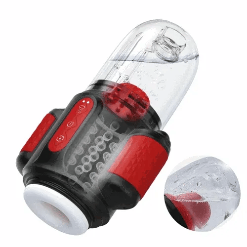 XR16 - Wasserdichter Dusch-Masturbator mit Wasserstrahl- & Rotationsfunktion