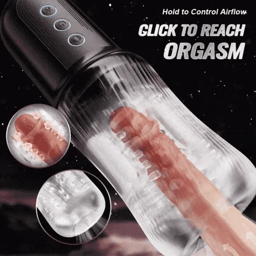 XS14 Pro - Masturbator mit Saugfunktion - Ergonomischer Griff & Dual-Motor
