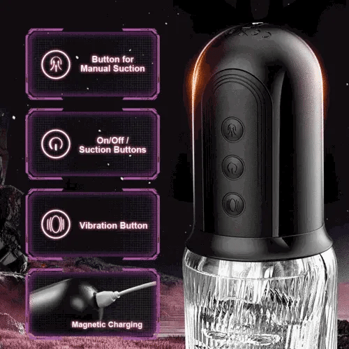 XS14 Pro - Masturbator mit Saugfunktion - Ergonomischer Griff & Dual-Motor