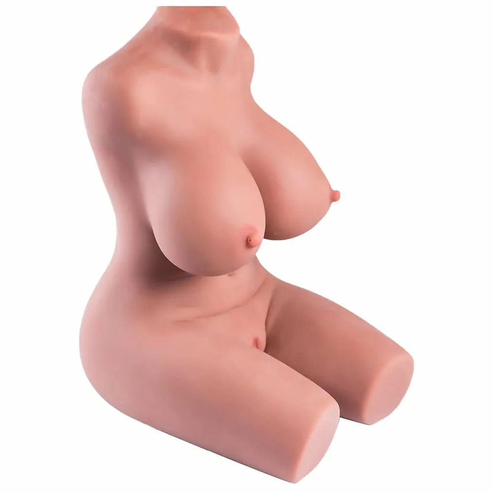 Alina - 3-in-1 Kompakt TPE-Sextorso mit flexiblem Skelett (3,1 kg) – Light-Version