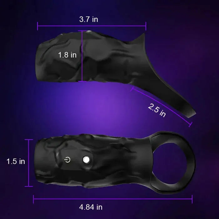 PR11 Pro - Vibrating Cockring mit Full-Length Support & Scrotal-Locking-System