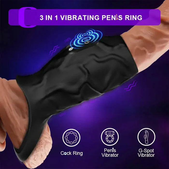 PR11 Pro - Vibrating Cockring mit Full-Length Support & Scrotal-Locking-System