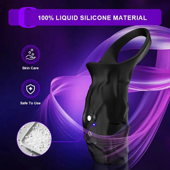 PR11 Pro - Vibrating Cockring mit Full-Length Support & Scrotal-Locking-System
