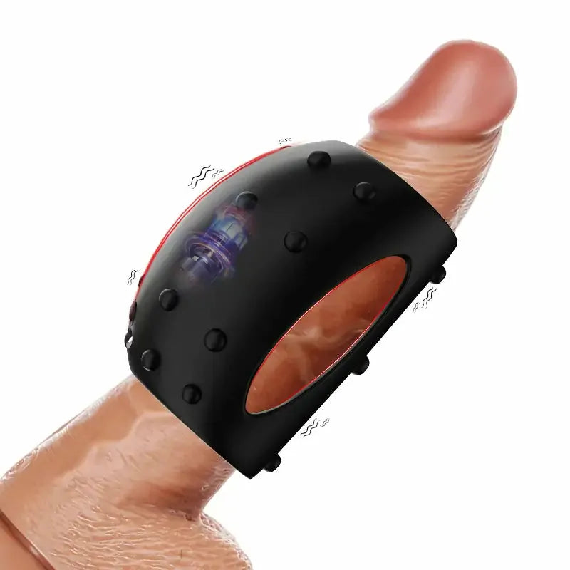 PR2 - Vibrating Cockring mit Klitoris-Struktur – Elastischer Pärchen-Vibrationsring
