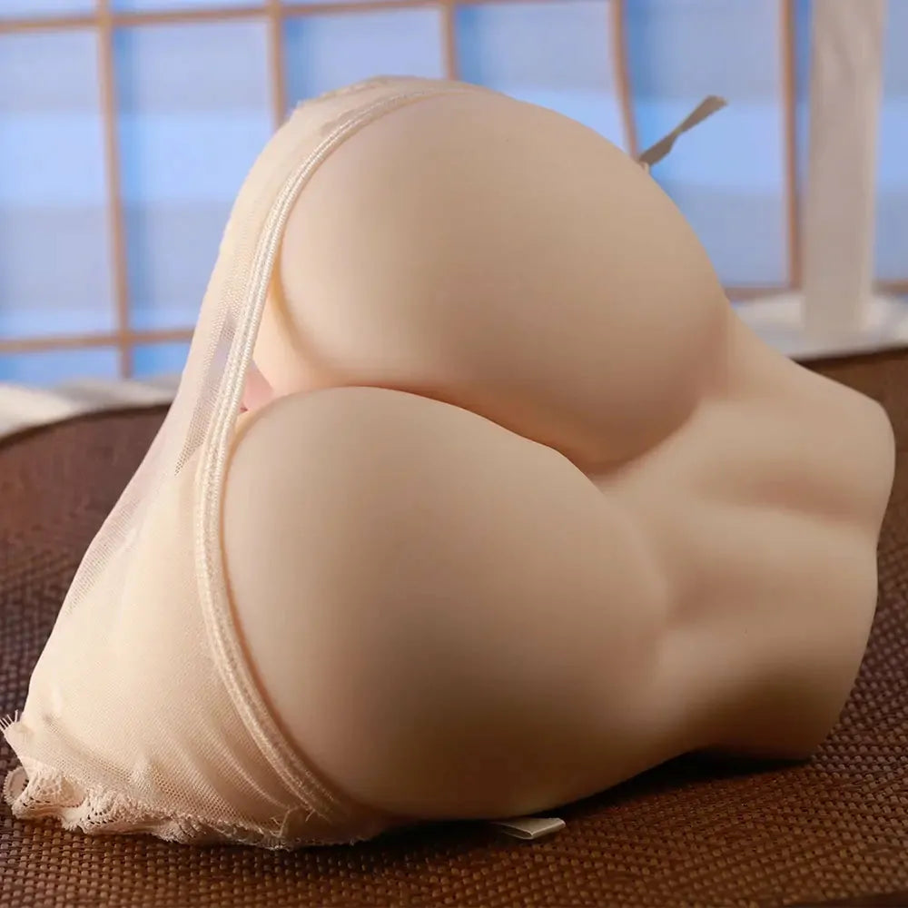Alina Plus - Poseable TPE-Sextorso mit 3-in-1 Tunnelstruktur (3,1 kg) – Komfort-Klasse