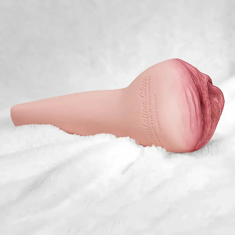 PU08 - Vollsilikon-Taschenmuschi im Reifen Anatomie-Design (9,65 Zoll) – Vaginal Stroker