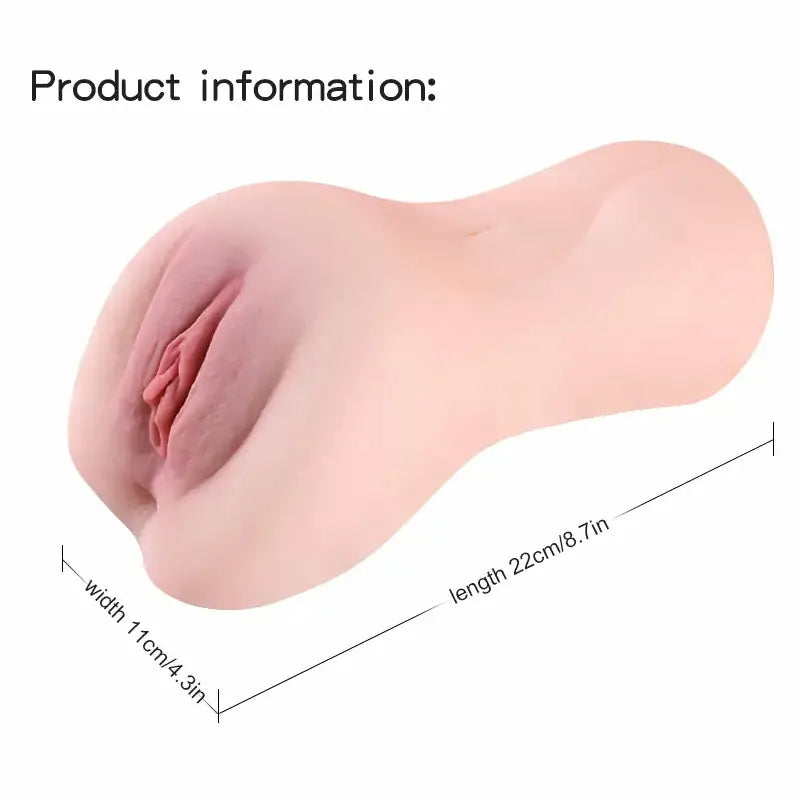 PU74 - Extra-Tight TPE-Taschenmuschi im XXL-Format (8,7 Zoll) – Realistic Vaginal Stroker
