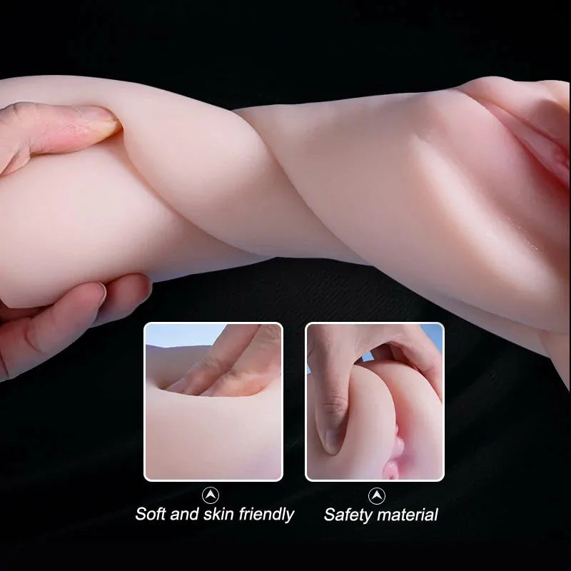 PU79 - Kompakte Taschenmuschi mit Saug-Effekt (7,48 Zoll) – Enger Vaginal Stroker