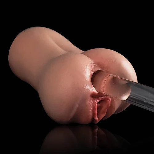 PUX07-Flesh - Ultra-Realistic Silikon-Taschenmuschi mit ausgeprägter Vulva (1,0 kg) – High-End Stroker